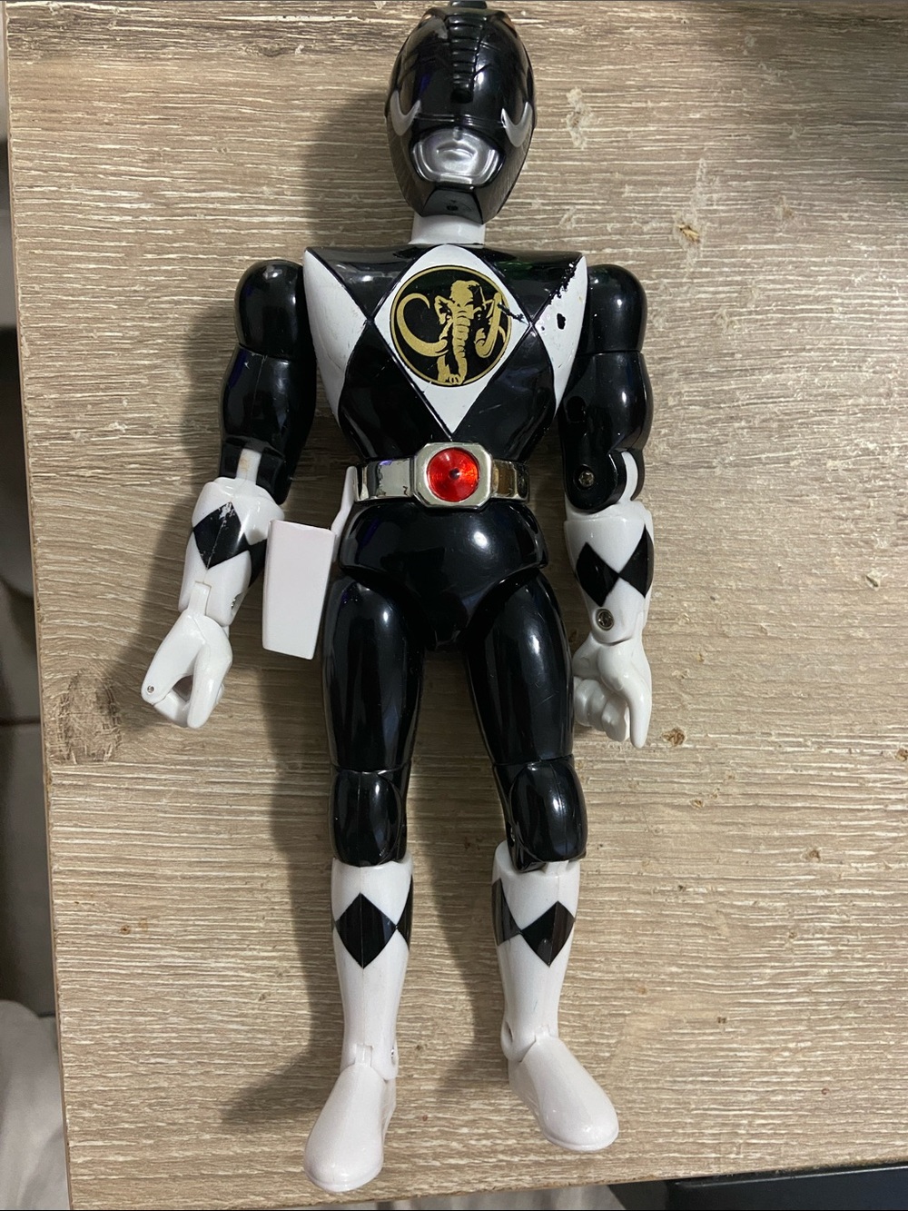 Vintage Bandai Black Power Ranger Action Figure 8" (1993) Zack